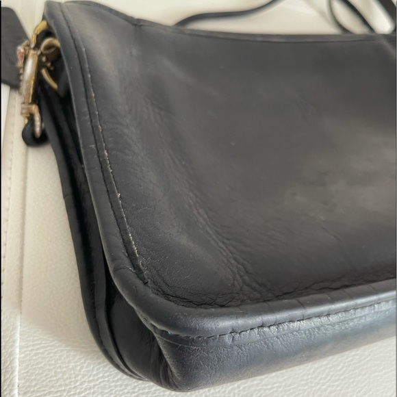 Coach Bonnie Cashin Vintage Black Leather Purse - Picture 8 of 15